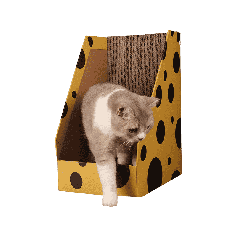 L-Shaped Corrugated Cat Scratching Board