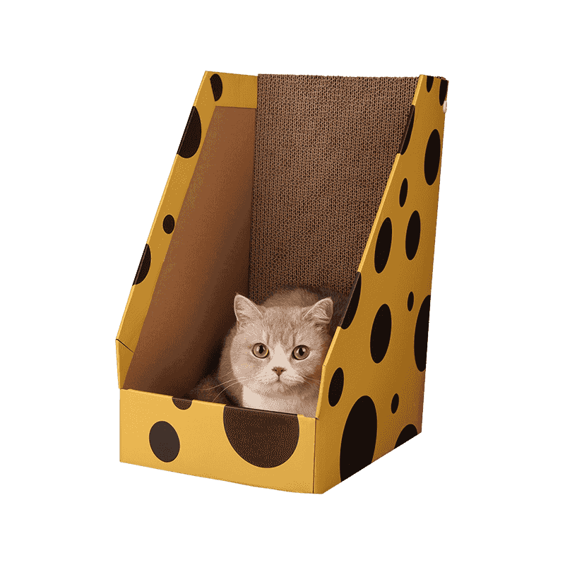 L-Shaped Corrugated Cat Scratching Board